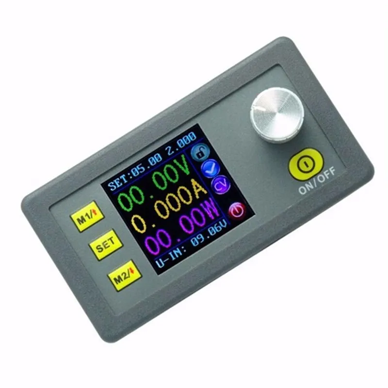 Оптовая цена, ЖК конвертер DP50V5A Бак Регулируемая DC Питание модуль со встроенным Вольтметр Амперметр Цвет Дисплей