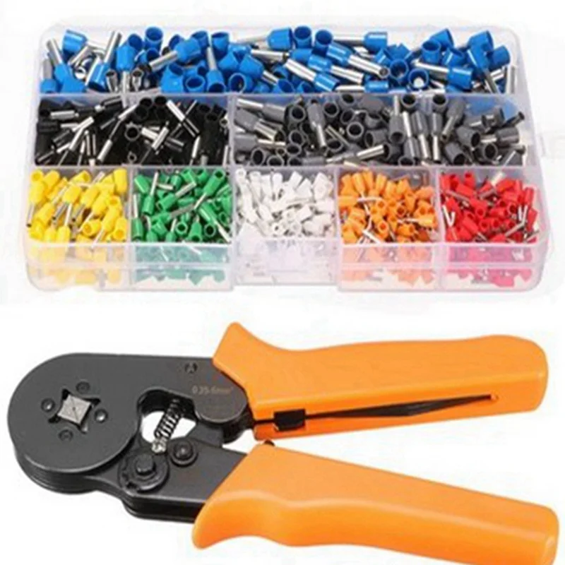 

HILDA Crimping Pliers New Portable Terminal Clamp Sets Multi Hand Tools Mini Self-Adjustable Crimping Stripping Plier Tools