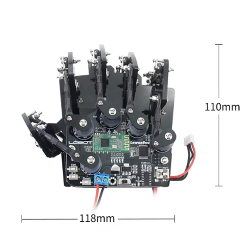 LOBOT с открытым исходным кодом Lead Motion ATmega328P Robot перчатки для uHand2.0 Arm RC Car Control