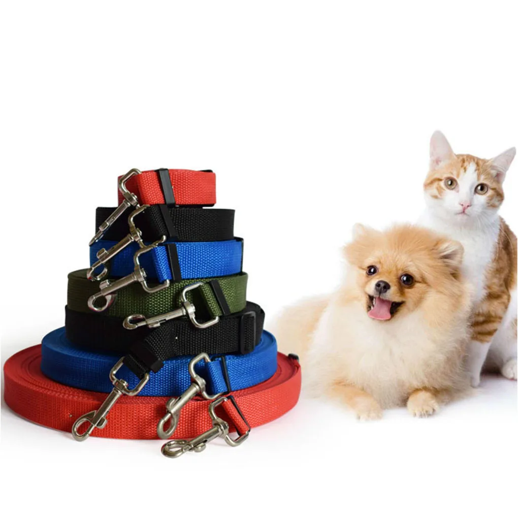 

5m/10m/15m/20m/30m/50m Obedience Recall Training Harnesses Pet Traction Rope Dog Collars Leash Chain