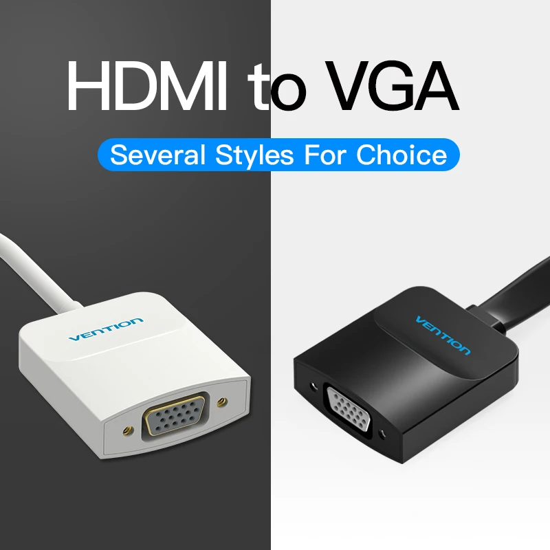 Vention HDMI لمحول VGA الرقمية إلى التناظرية الفيديو محول صوت كابل 1080 p ل Xbox 360 PS3 PS4 PC TV Box محمول العارض Vention HDMI لمحول VGA الرقمية إلى التناظرية الفيديو محول صوت كابل 1080 p ل Xbox 360 PS3 PS4 PC TV Box محمول العارض