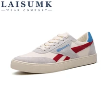 LAISUMK 2019 New Mens Casual Shoes Canvas Shoes For Men Lace-up Breathable Fashion Summer Autumn Flats Fashion Male Shoes amaginmni 2018 new mens casual shoes lace up breathable fashion spring autumn flats fashion male shoes hot sale loafers shoes