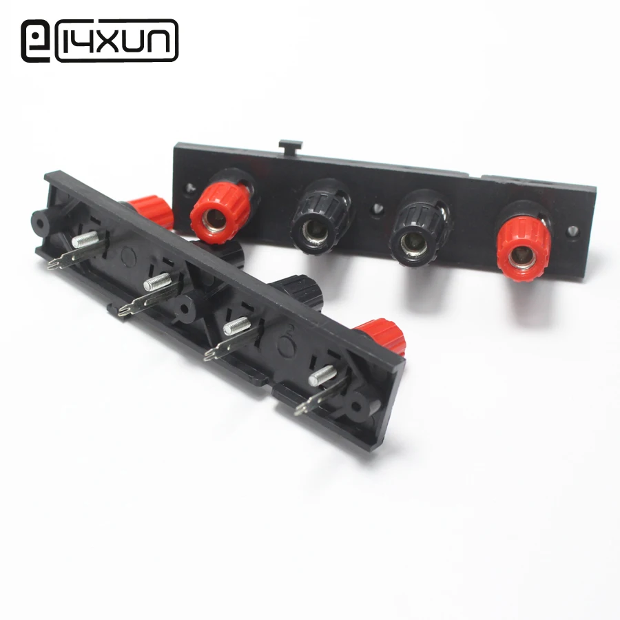

1pcs 4 Pin WP External Banana jack Speaker Amplifier Wire Clip Audio Socket WP4-11 4Pole DIY LED Spring Terminal Switch