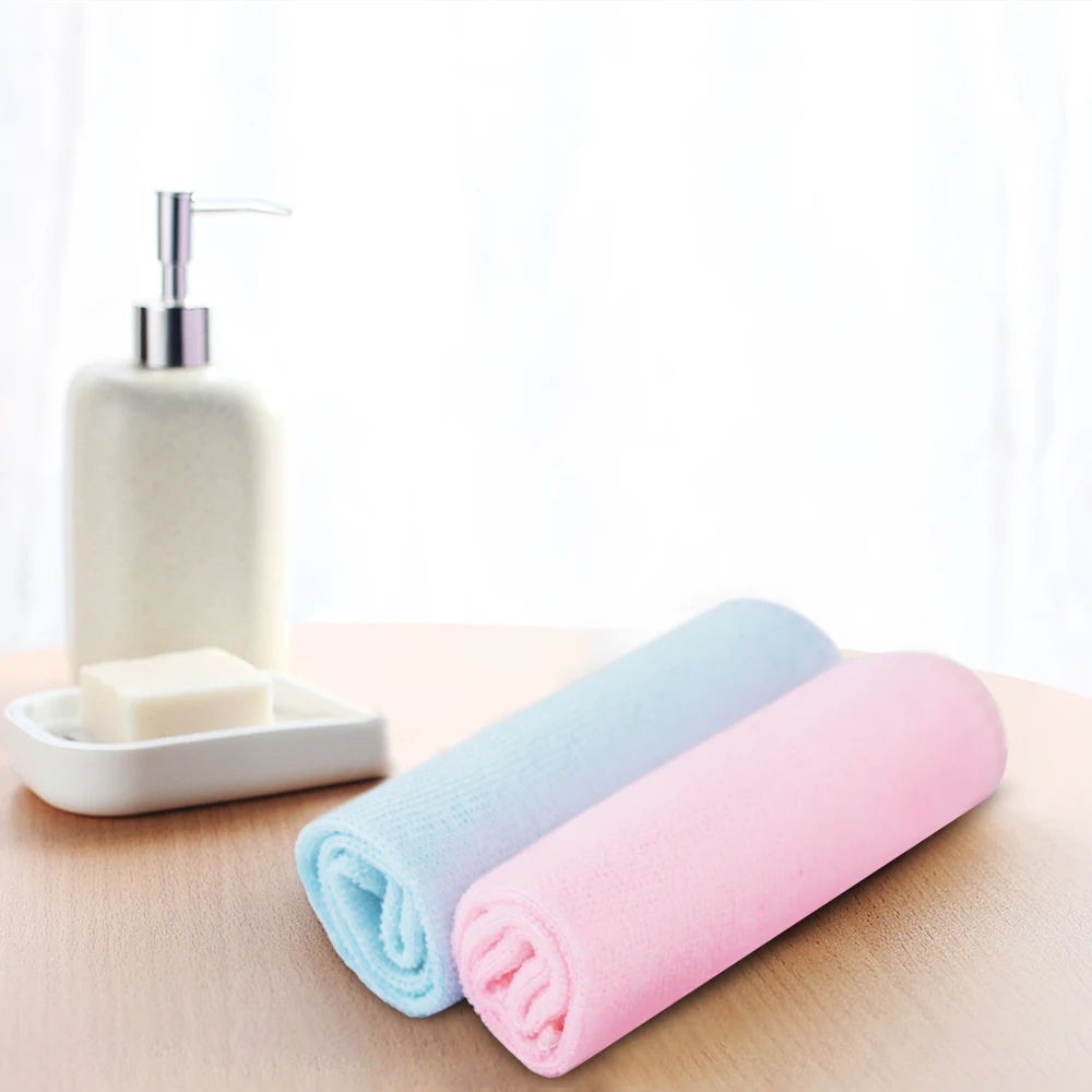 Urijk 1pc Plush Microfiber Washing Drying Towel Fiber Cleaning Towels Car Wash Towels Strong Thick Plush Polyester