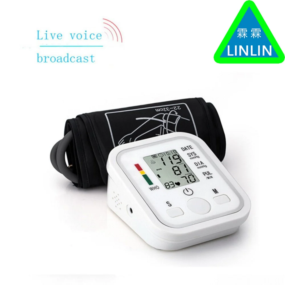 LINLIN забота о здоровье 1 шт. цифровой Lcd верхний монитор артериального давления на руку измеритель сердечного ритма машина тонометр для автоматического измерения