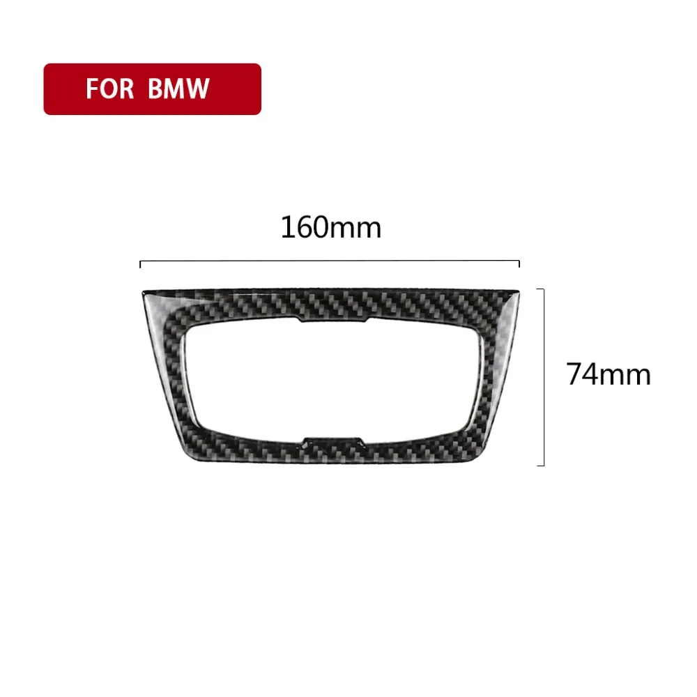 

For BMW F30 F34 Car StylingCarbon Fiber Headlight Switch Buttons Decorative Frame Cover Trim Dashboard Interior Molding Sticker