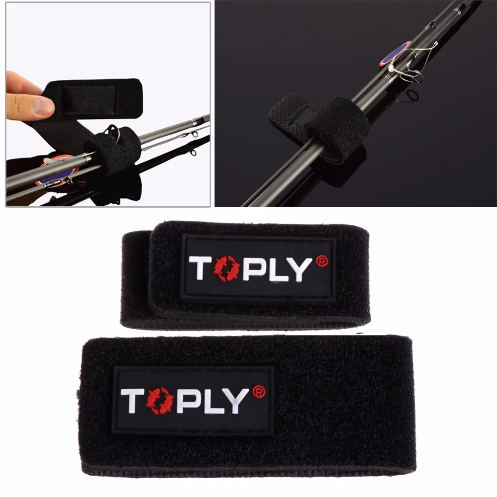 Buy 2x Fishing Rod Pole Tie Tackle Fastening Strap
