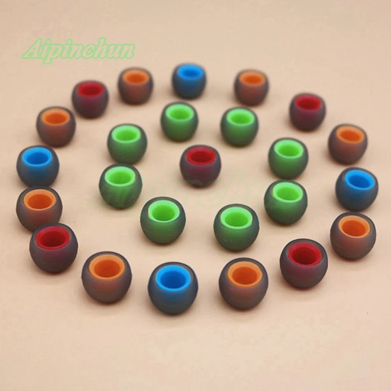 

Aipinchun Wholesale 300Pairs 6.0mm Silicone Earbud Eartip Earplug Cushion Replacement Headphone Ear Buds Tip For in-ear Earphone