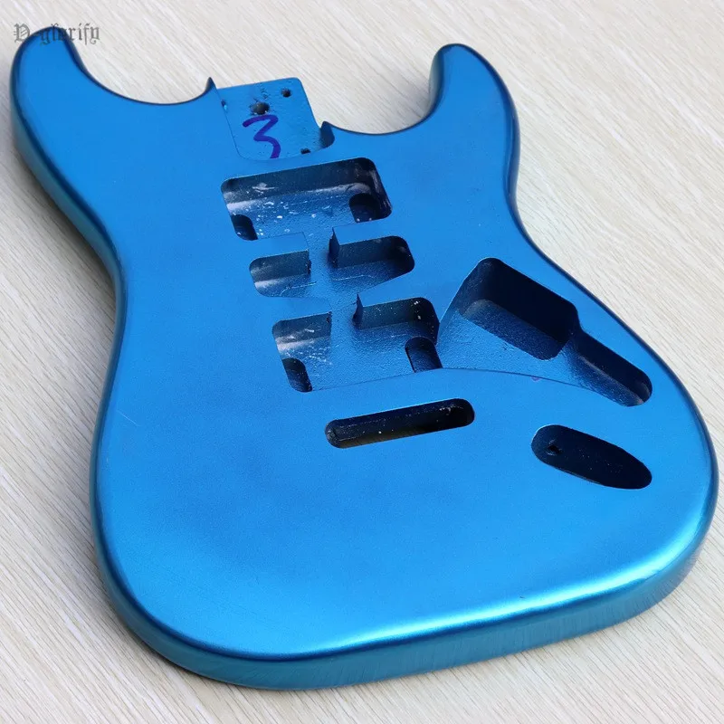 Металлический Синий липа ST электрогитара корпус заводского производства аксессуары для гитары хороший корпус гитары