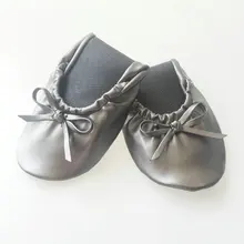 Большие размеры; женские открытые балетки; классическая складная обувь с сумкой для шоппинга