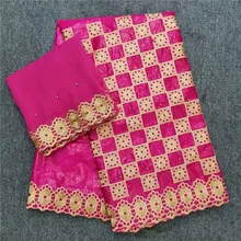 Новое поступление камень Африканский Базен riche ткань с вышивкой кружева/Базен riche платье Материал нигерийский HL052723