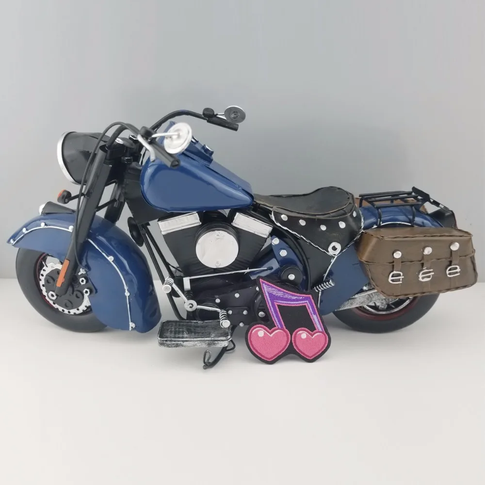 A70920-4 (3)Twice the Love Music Note Patch, Music Theme Embroidered Iron On Or Sew On Patches 2.753 INCH Free Shipping