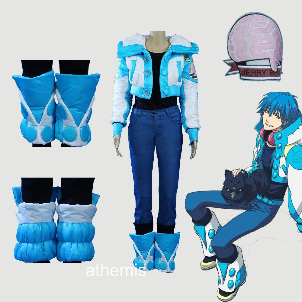 Athemis Dramatical Murder Seragaki Aoba Coat Custom Made Anime Cosplay Costume