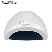 48 Вт светодиодный Сушилка для ногтей SUNone профессиональный УФ лед светодиодный светильник белый свет для сушки гель маникюр, Полировка Ногтей терапия машина инструмент для ногтей