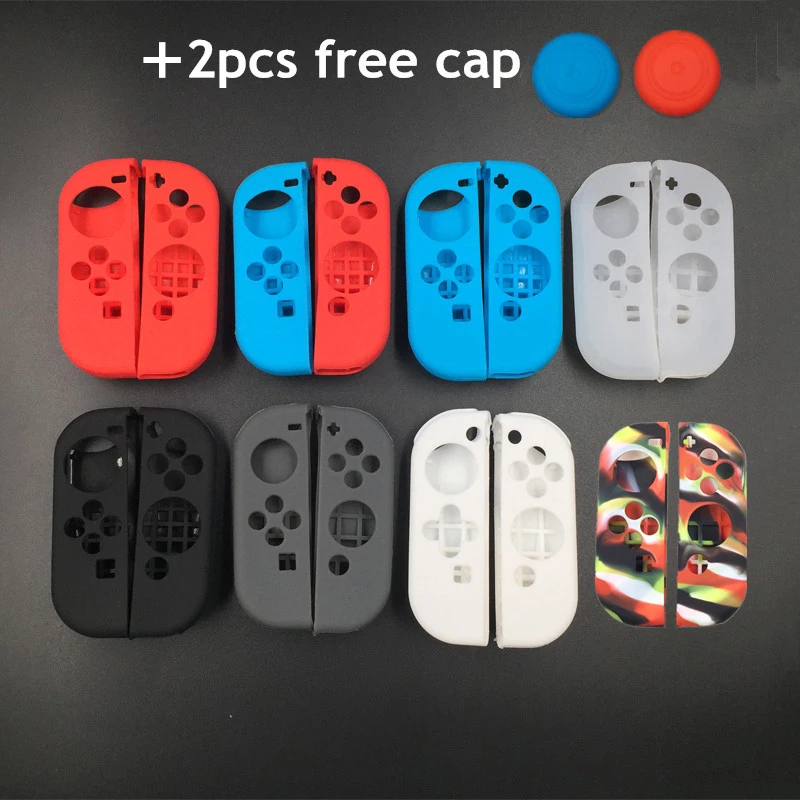 

High Quality Silicon Protective Case For Nintendo Switch Controller Rubber Protect Skin Cover Case For NX NS Gamepad 8 Colors
