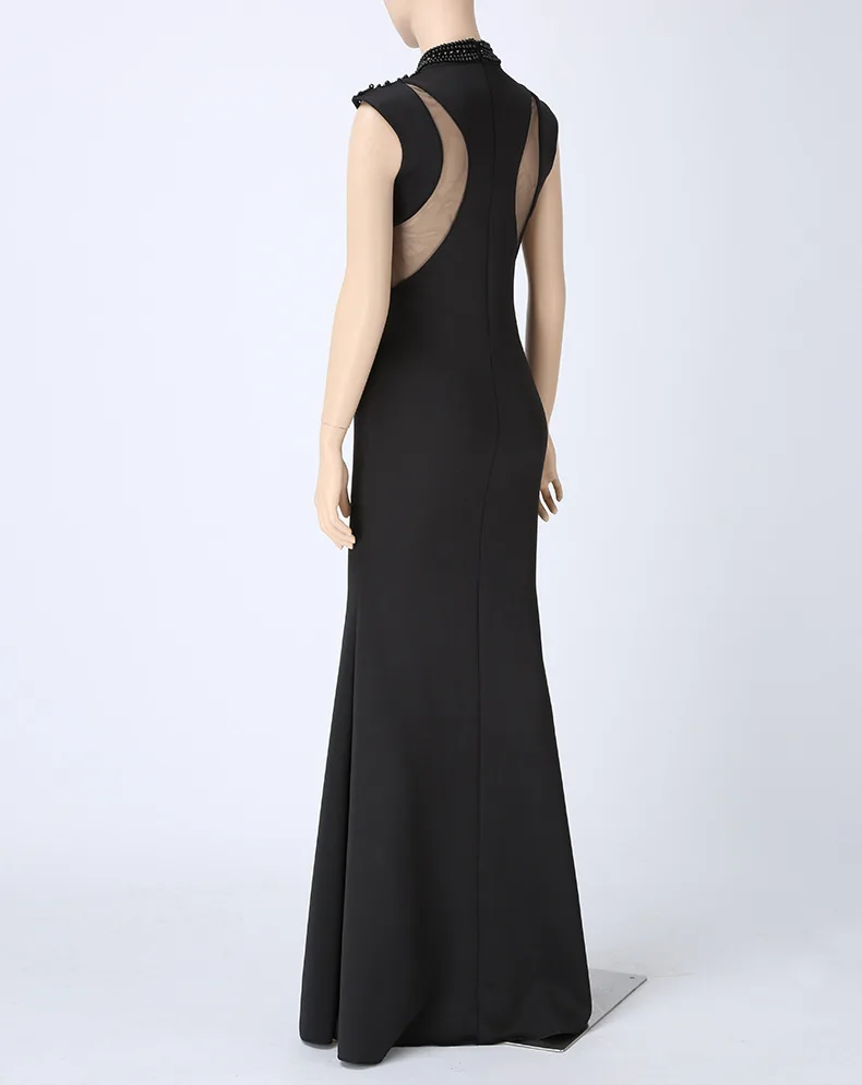 Hollow Out Diamond Banquet Party Dress Trumpet Mermaid Floor-Length Summer Dress Tunic Bodycon Sleeveless Bohemian Women Dresses (44)