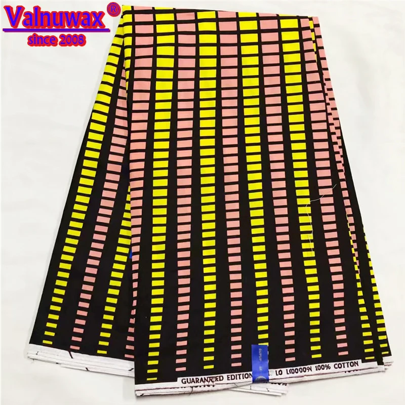 

Veritable Dutch Wax 6yards Real Wax Pints Ankara Wax 100% Cotton Fabric High Quality African Fabric Wedding Gits For Guests -LSW