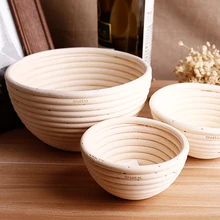 WCIC натуральная ротанговая ферментация хлеба чаша ручной работы стильные круглые овальные приспособления для выпечки Формочки Для Выпечки Аксессуары для выпечки