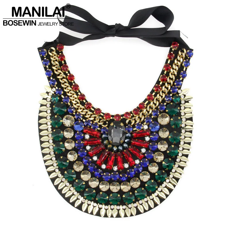 Buy 7 Colors Latest Luxury Handmade Crystal Necklace
