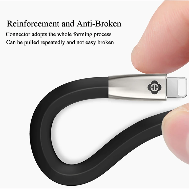 TOTU 2 в 1 USB кабель для iPhone Xs Max Xr X 8 7 быстрое зарядное устройство Micro мобильного