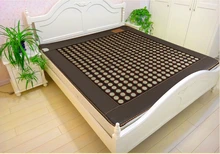 2017 best present Popular In Thailand Health Care Hot Stone Tourmaline Heating thermal jade mattress As