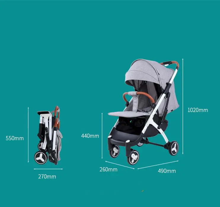 yoya plus 0 4years 30kg Детский коляски для новорожденных коляска прогулочная 3 в 1 детская