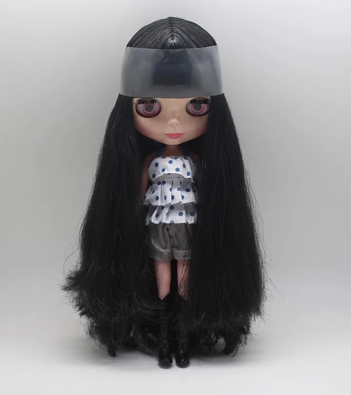 Обнаженная фигурку куклы(черные волосы