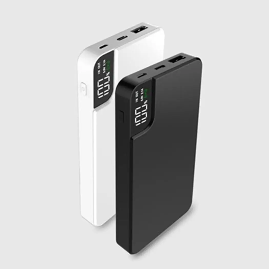 10000mAh Wireless Power Bank Qi Portable Charger External Battery LCD Phone Holder Powerbank Poverbank For iPhone X XS Xiaomi