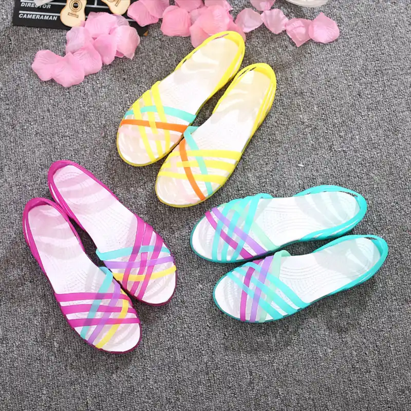 rainbow summer shoes