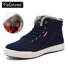 Valstone/мужские теплые зимние ботинки; высокие повседневные кроссовки с меховой подкладкой; ; удобные ботильоны на резиновой подошве; большой размер 48