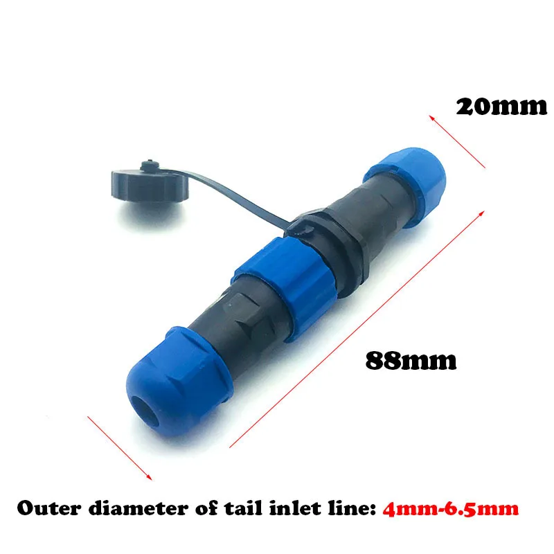 

SD13 Industrial aviation waterproof plug and socket signal line connector IP68 2 3 4 5 6 7Pin IP68 electrical