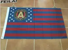 3x5ft American Striped Atlanta United flag MLS banner free shipping