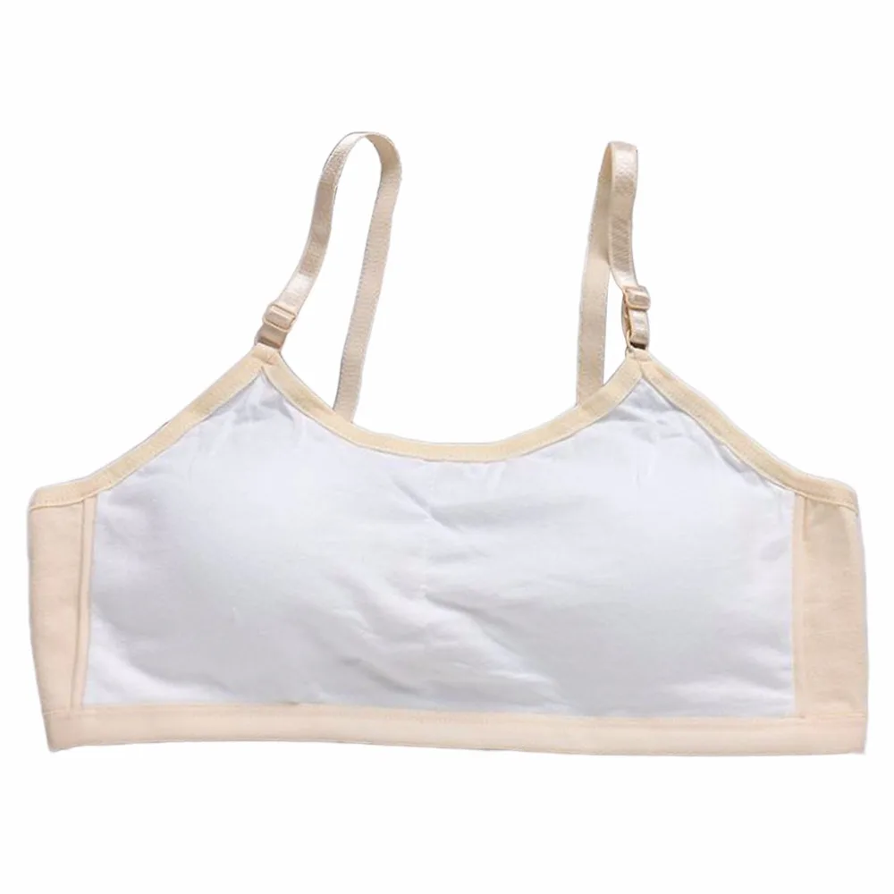 

Adjustable Girls Underwear Soft Padded Cotton Bra Young Girls Bra Suggested For 8-18Y
