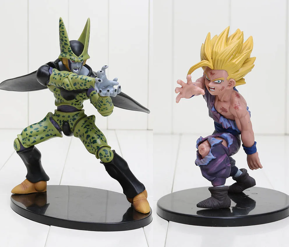 

2pcs/lot Dragon Ball Super Saiyan FIGURE Dramatic Showcase Son Gohan Cell PVC Figures Model Dolls Toys Great Gift