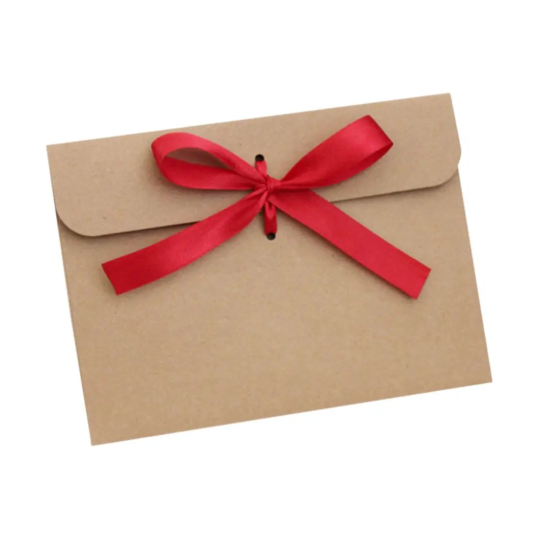 

12pcs bow kraft envelope