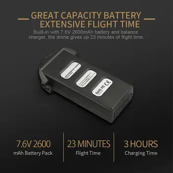 

RCtown 7.6V 2600mAh Battery for X7