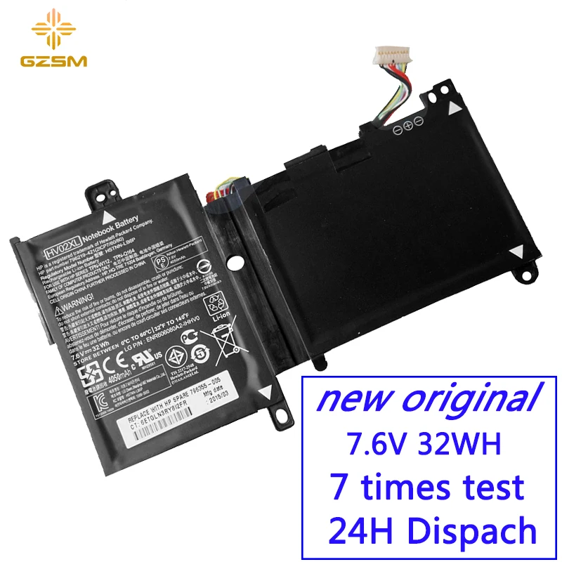 GZSM Аккумулятор для ноутбука HV02XL hp HSTNN-LB6P батареи TPN-Q164 батарея TPN-W112 796219-421 |