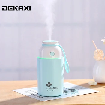 

Mini 220ml car humidifier USB aroma diffuser USB lucky grass humidifier 7 color LED light office home ultrasonic air humidifier