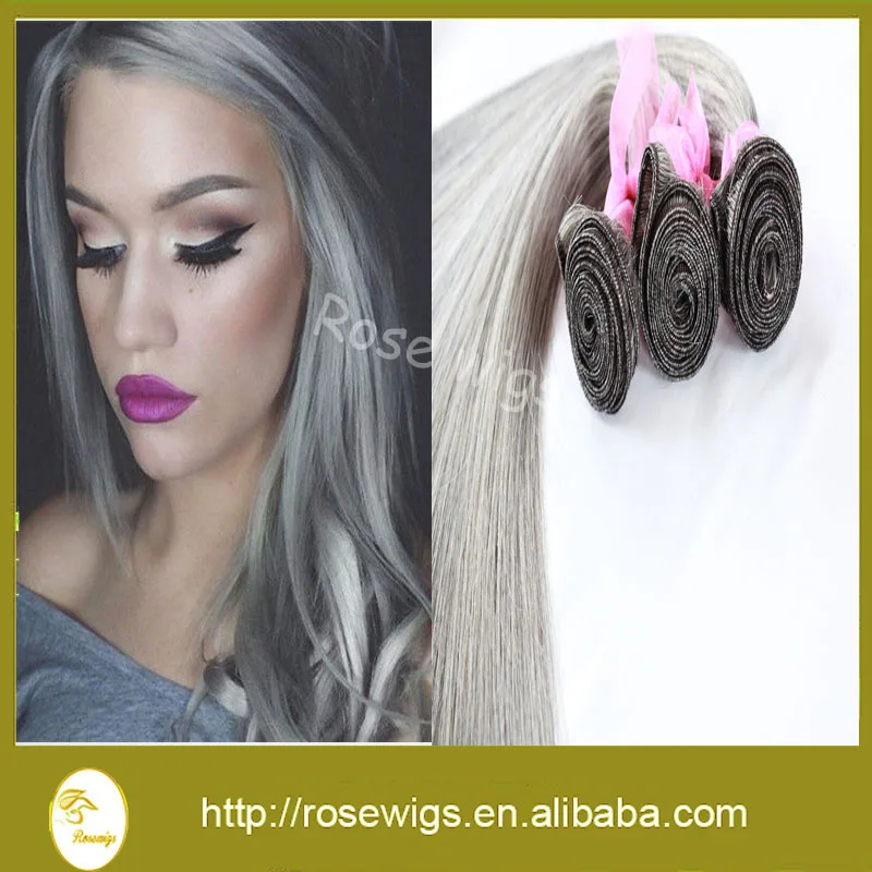 

Malaysian virgin hair  gery  hair weave  Straight hair