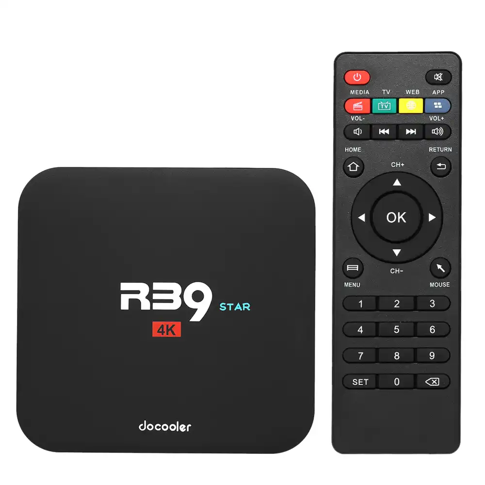 Docooler R39 STAR Smart Android 7 1 tv Box RK3229 четырехъядерный UHD 4 K VP9 H.265 2 ГБ/16 ГБ Dlna Wi Fi LAN HD