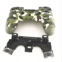 PS4 PRO Камуфляжный Передний+ задний жесткий пластиковый верхний корпус чехол для PS4 Pro 4,0 Dualshock 4 Pro контроллер JDS040 чехол