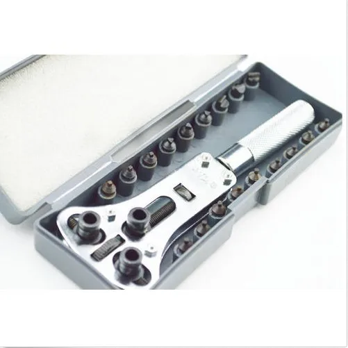 

Watch Tools Three Prong watch Case opener Wrench adjustable Screw Back case set