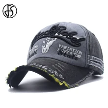 FS Face кепки для мужчин и женщин бейсболки s черный коричневый Винтаж Вышивка буквы хип-хоп бейсболка уличная папа шляпа Gorras