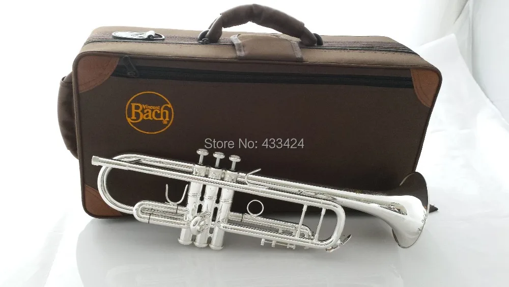 Taiwan Bach Original authentic Double silver plated AB190S Bb Artisan