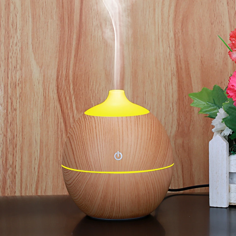 USB 130ML 7LED Air Humidifier Ultrasonic Aroma Essential Oil Cool Mist Diffuser (23)