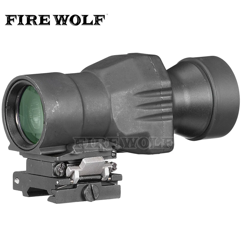 

AR15 Scope Hunting Magnifier Scope 4x32 Optic Sight For .223 With Slip To Side Mount Airsof Gun Riflescope