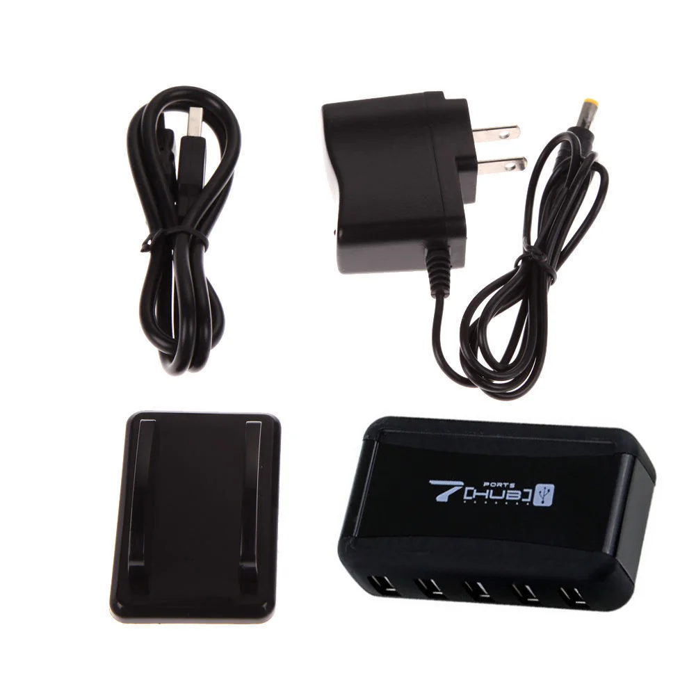 USB 2 0 Ноутбук cessories конвертер прочный адаптер питания 7 портов Высокая скорость