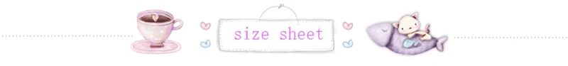 size sheet