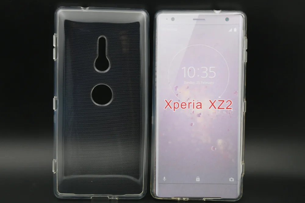 20 шт./лот прозрачный гладкая мягкая TPU чехол для Sony Xperia XZ2 | Мобильные телефоны и