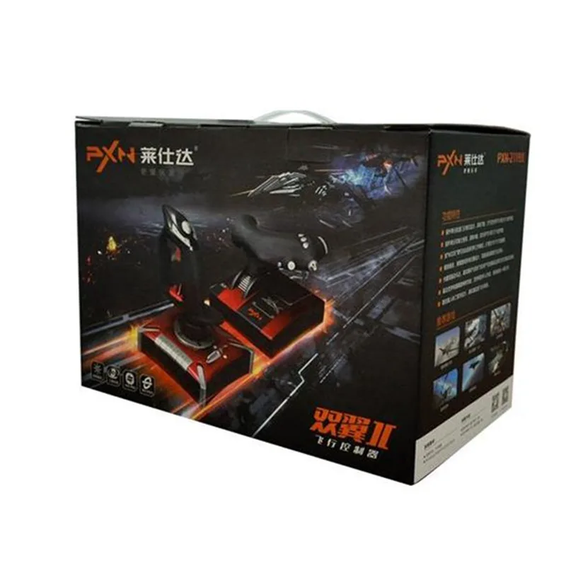  Original PXN 2119 Wired Game Joystick Computer Flight Game Controller Joystick Simulation Gaming Ro